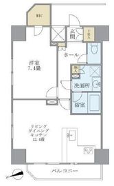 コート新御徒町 1001 間取り図