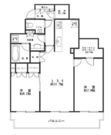 サンクタス川崎タワー 11階 間取り図