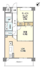 サンハイム戸塚 103 間取り図