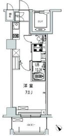 グローリア十条 502 間取り図