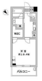 クロスエアタワー 11階 間取り図
