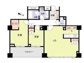 グランスイート広尾 5階 間取り図