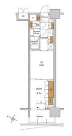 RJRプレシア東十条ガーデン 411 間取り図