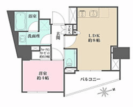 ザ・パークワンズ山吹神楽坂 7階 間取り図