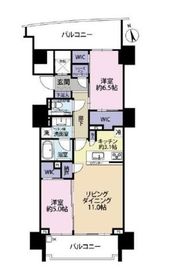 シティハウス恵比寿伊達坂 4階 間取り図