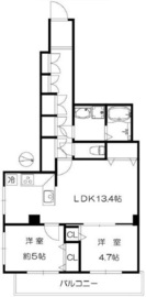 ゾンネンハイム元麻布 2階 間取り図