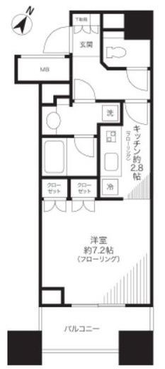 アトラス白山 11階 間取り図