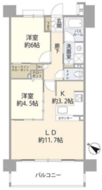 クリオ黄金町 4階 間取り図