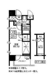 レジディア大森東 210 間取り図