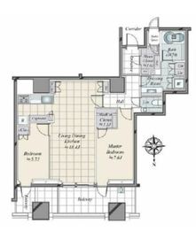 三田ガーデンヒルズ PARK MANSION 4階 間取り図