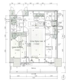 パークタワー西新宿 3106 間取り図
