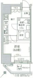 ルフレプレミアム川崎 8階 間取り図