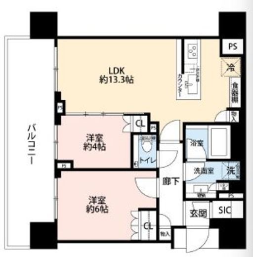 ブランズ本郷 5階 間取り図