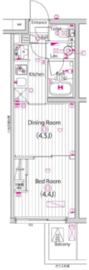 ガーラ・グランディ元住吉 3階 間取り図