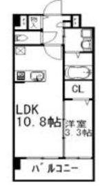 プライムアーバン千駄木 207 間取り図