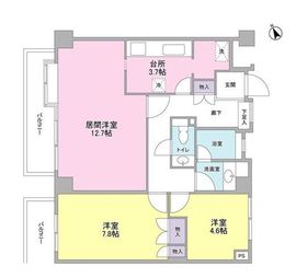 京西上目黒ガーデン 305 間取り図