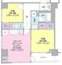 パートナーシップアパートメント 502 間取り図