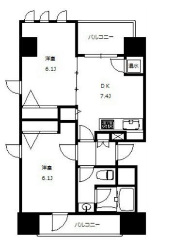 Panache（パナシェ） 8階 間取り図