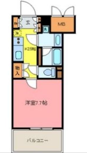 ナーベルお茶の水 716 間取り図