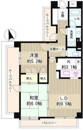 自由が丘ミッテ 502 間取り図