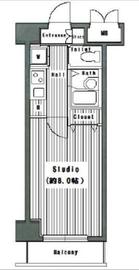 グランド・ガーラ日本橋茅場町 2階 間取り図