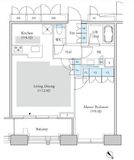 Dマークス西新宿タワー 23階 間取り図