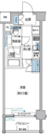 プラネソシエ大森山王 308 間取り図