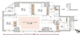 グランドメゾン新宿弁天町 7階 間取り図