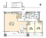 パークハウス元住吉サウスコンフォート 5階 間取り図