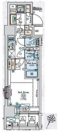 GENOVIA阪東橋Ⅱskygarden (ジェノヴィア阪東橋2スカイガーデン) 2階 間取り図