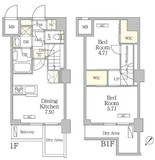 アジールコート池尻大橋 104 間取り図