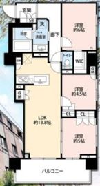 グローリオ小石川 3階 間取り図