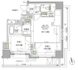 ザ・パークハウス松戸本町 3階 間取り図