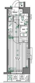 ガラ・グランディ大手町 9階 間取り図