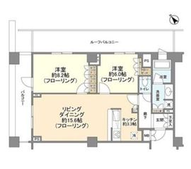 シティインデックス三田伊皿子坂 6階 間取り図