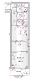 ガーラ・グランディ元住吉 2階 間取り図