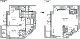 リテラス白金台 501 間取り図