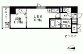 LA BELJOUR錦糸町 (ラベルジュー錦糸町) 403 間取り図