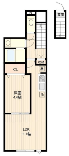アーバンパーク宮前平WEST 207 間取り図