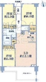 レジデンスコート吉祥寺 2階 間取り図