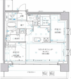 クリオ横浜ザ・グラン 3階 間取り図