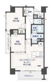 ユニーブル渋谷神南 6階 間取り図