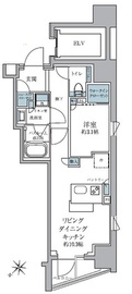 ザ・ライオンズミレス蔵前 13階 間取り図