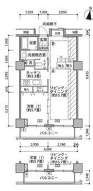 東雲キャナルコートCODAN 18-626 間取り図