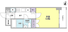 エムズレジデンス M204 間取り図
