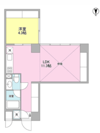 WELLTOWER (ウェルタワー) 801 間取り図