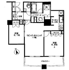 ザ・神宮前レジデンス 7階 間取り図