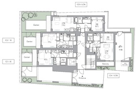 グランデュオ品川中延 (Gran Duo Shinagawanakanobu) 103 間取り図