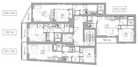 グランデュオ品川中延 (Gran Duo Shinagawanakanobu) 304 間取り図