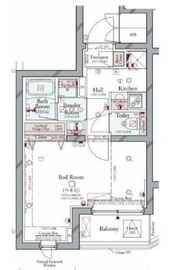 コンシェリア中野弥生町THE RESIDENCE 3階 間取り図